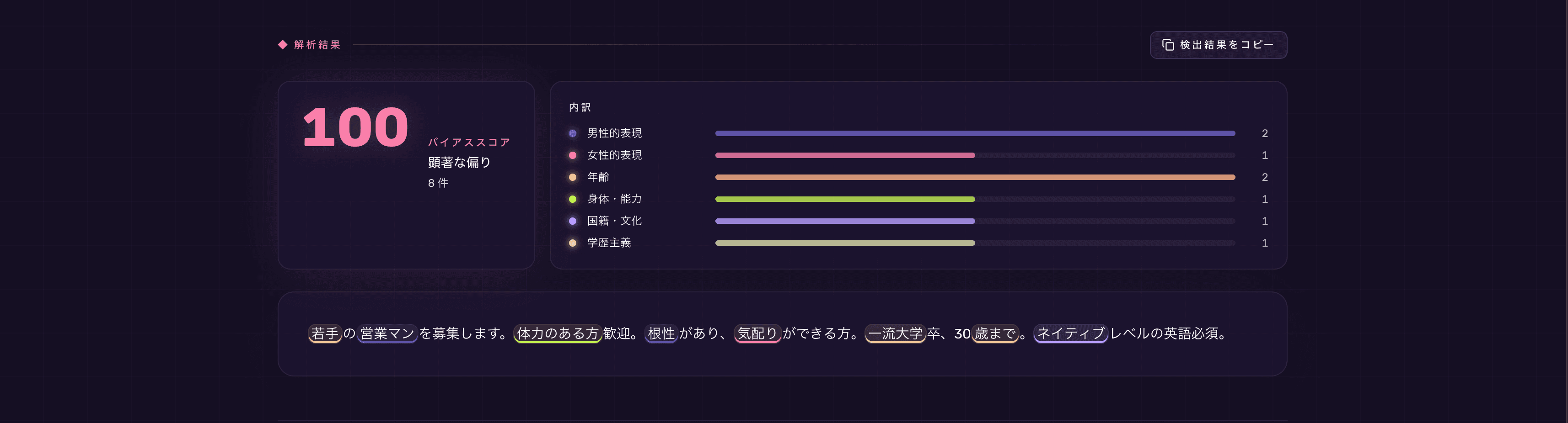 Unbias JD — スクリーンショット 3